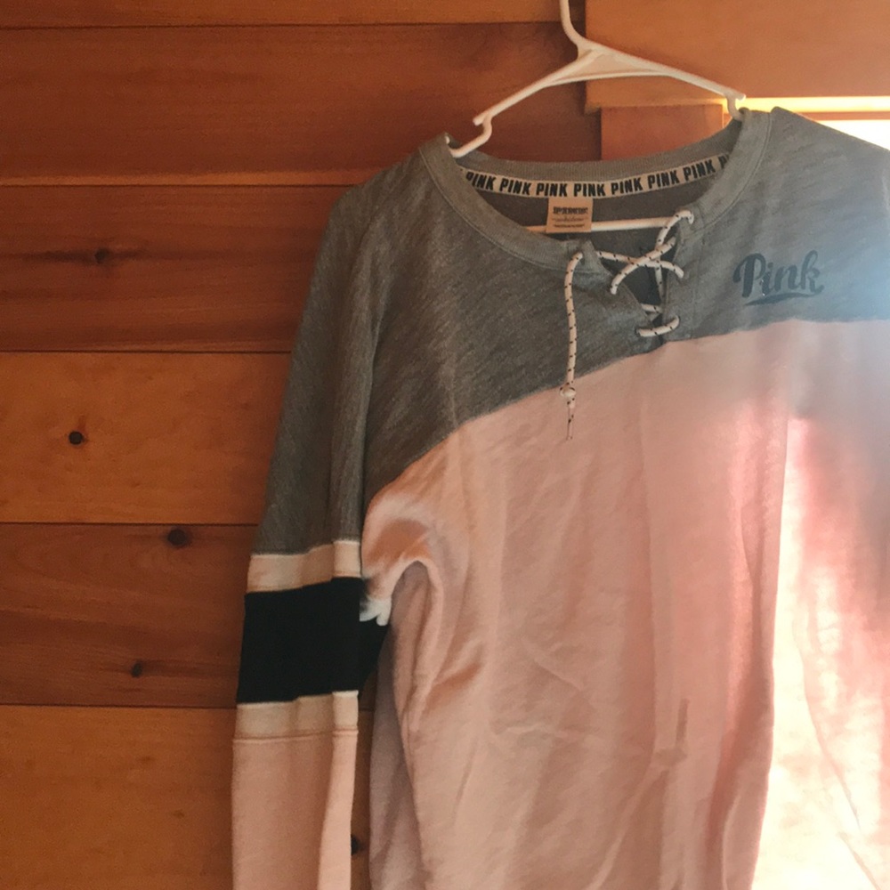 PINK hockey style shirt